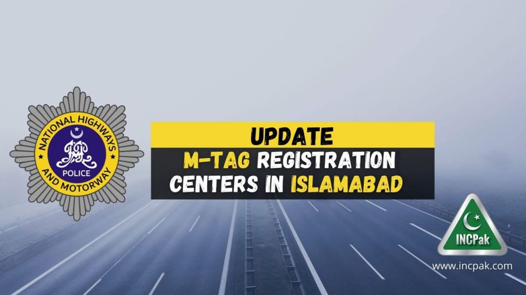 M-Tag Registration Centers in Islamabad, M-Tag Registration, M-Tag