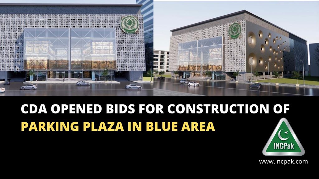 CDA opened bids for construction of parking plaza in Blue Area