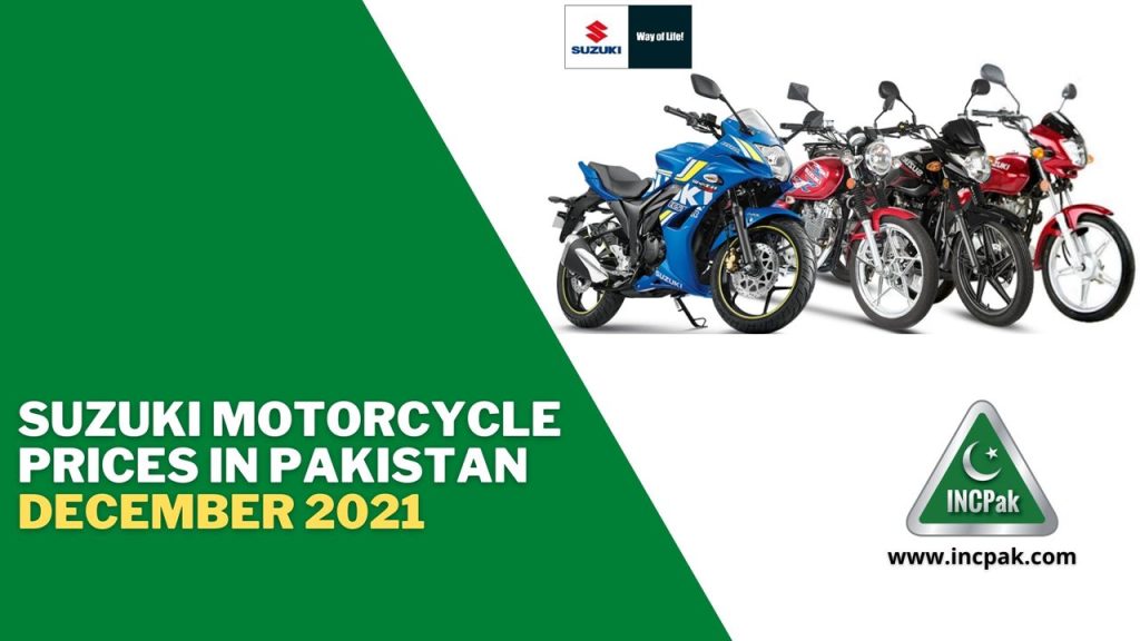 Suzuki Motorcycle Prices, Suzuki Motorcycle Prices in Pakistan, Suzuki Motorbike Prices