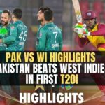 Pak vs WI Pakistan West Indies Highlights Pak WI Highlights