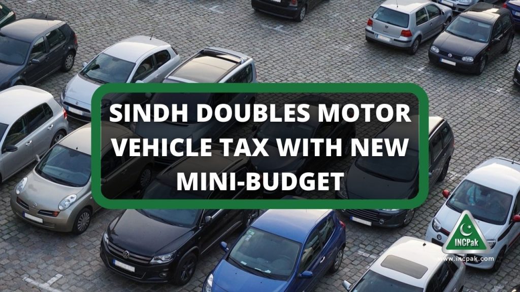 Sindh Motor Vehicle Tax, Motor Vehicle Tax, Excise and Taxation Department, Sindh Excise and Taxation Department, Sindh Excise Department