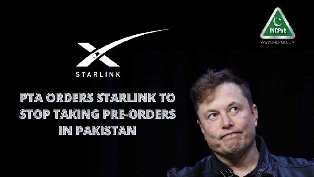 Starlink Pakistan, Starlink Pre Bookings, Starlink