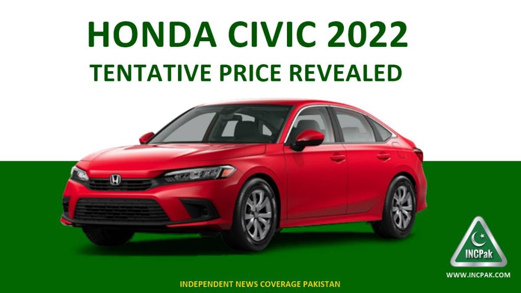 Honda Civic 2022 Price in Pakistan, Honda Civic 2022, 11th Generation Honda Civic, New Honda Civic, Honda Civic 2022 Bookings