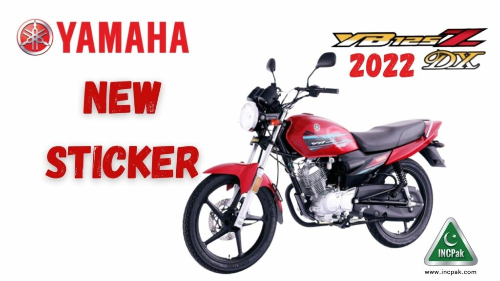 Yamaha YB125Z DX 2022, New Sticker