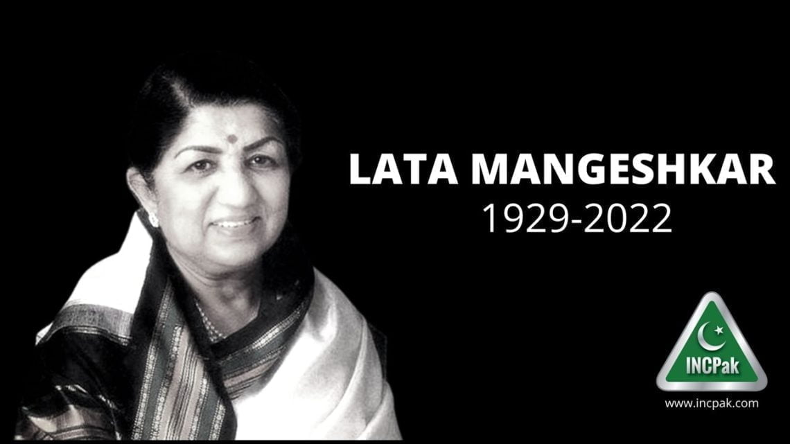 Legendary Singer Lata Mangeshkar passes away at 94
