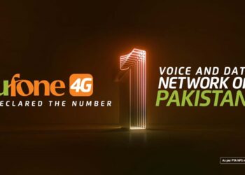 PTA ranks Ufone 4G as Pakistan’s No.1 Voice and Data Network