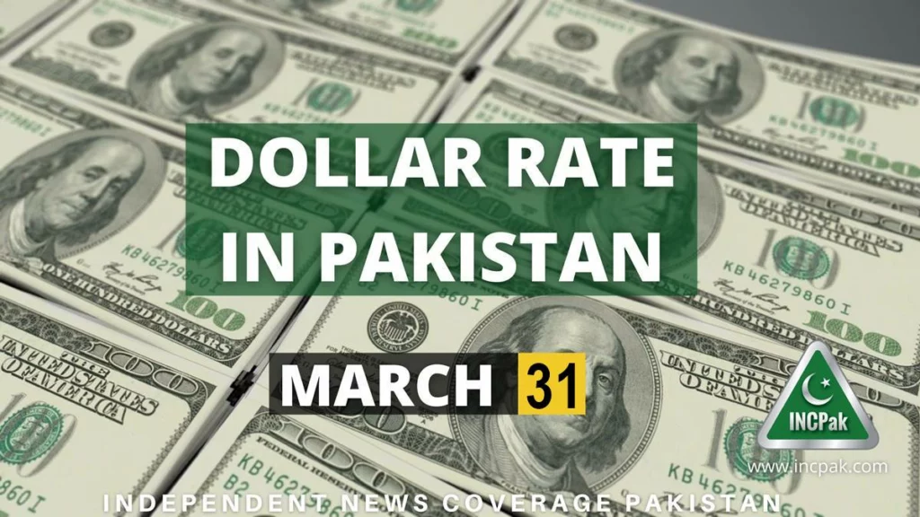 Pkr dollar to 1 USD