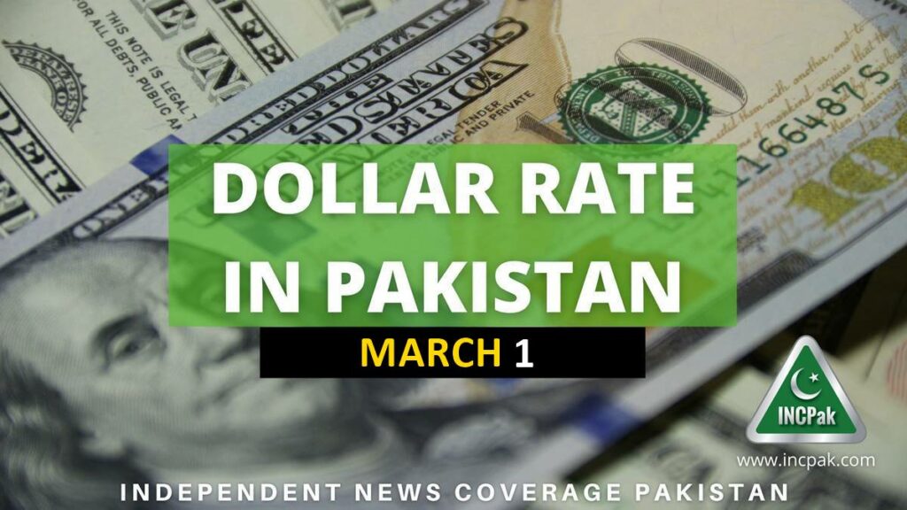 Us dollar rate in pakistan