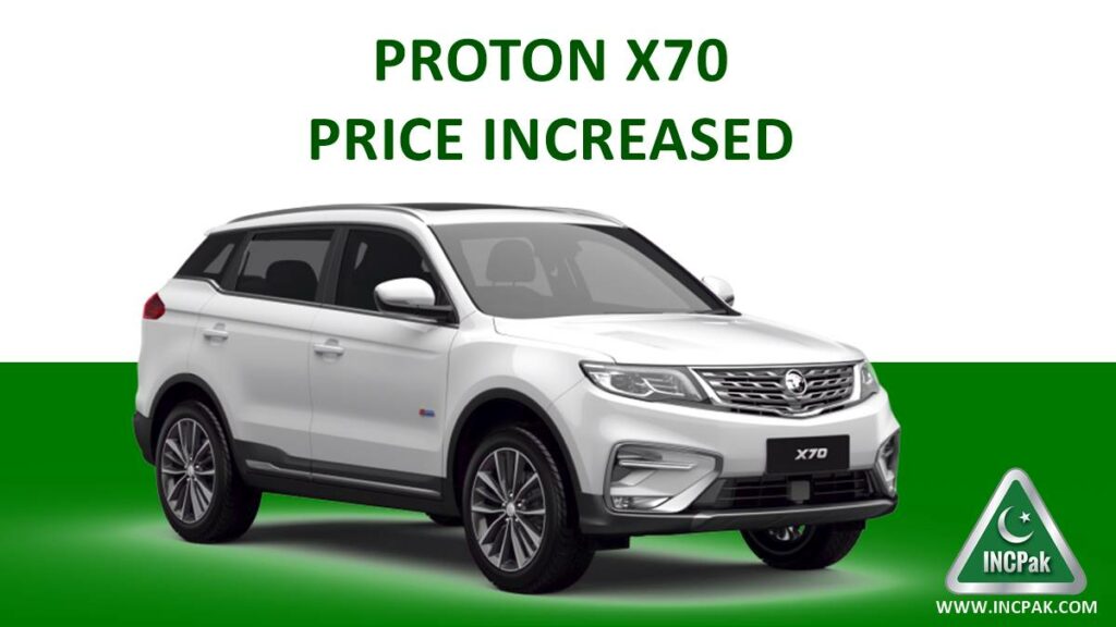 Proton X70 Price in Pakistan, Proton X70 Price