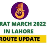 Aurat March 2022 Aurat March Route Aurat March Lahore