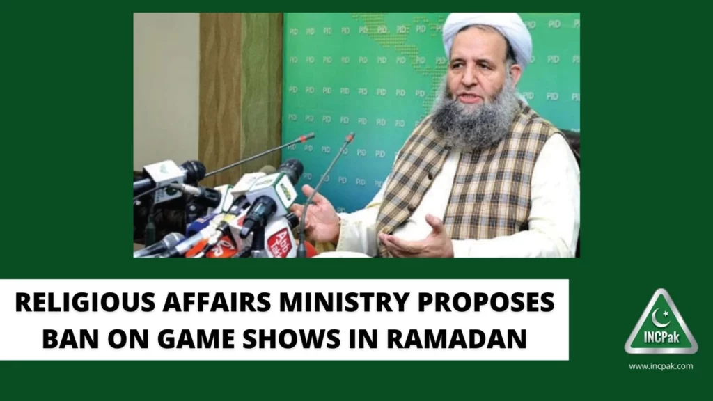 Religious Affairs Ministry proposes ban on Game Shows in Ramadan