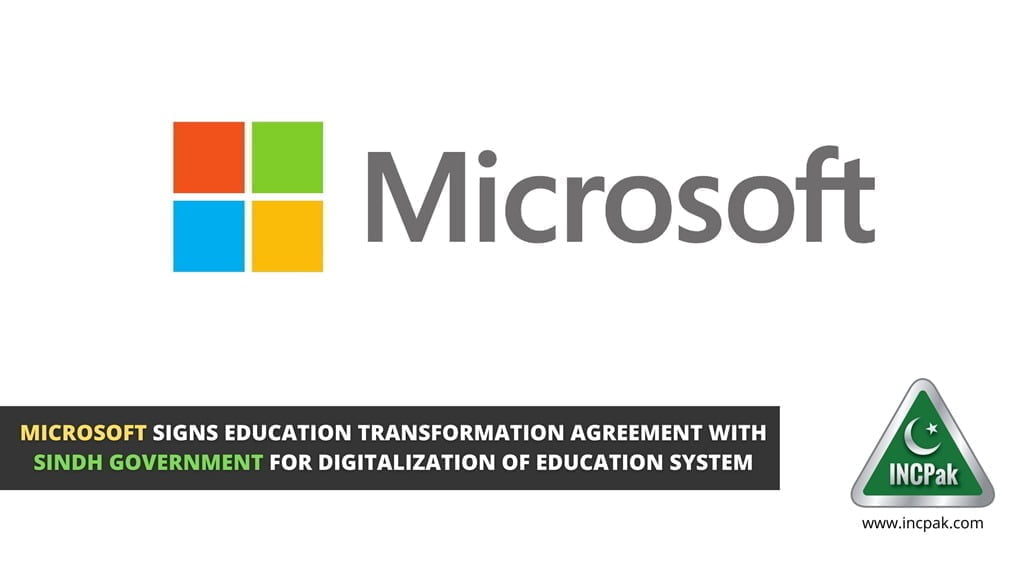 Digitalization of Education System, Microsoft