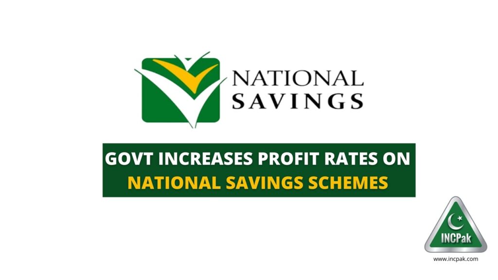 National Savings, Profit Rates