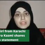 Missing Girl from Karachi Dua Zehra Kazmi shares video statement