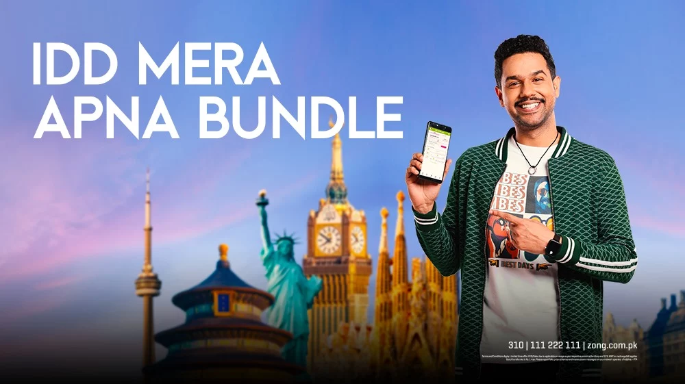 Zong offers IDD Mera Apna Bundle offers for International calling