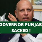 Federal Govt removes Governor Punjab Chaudhry Muhammad Sarwar
