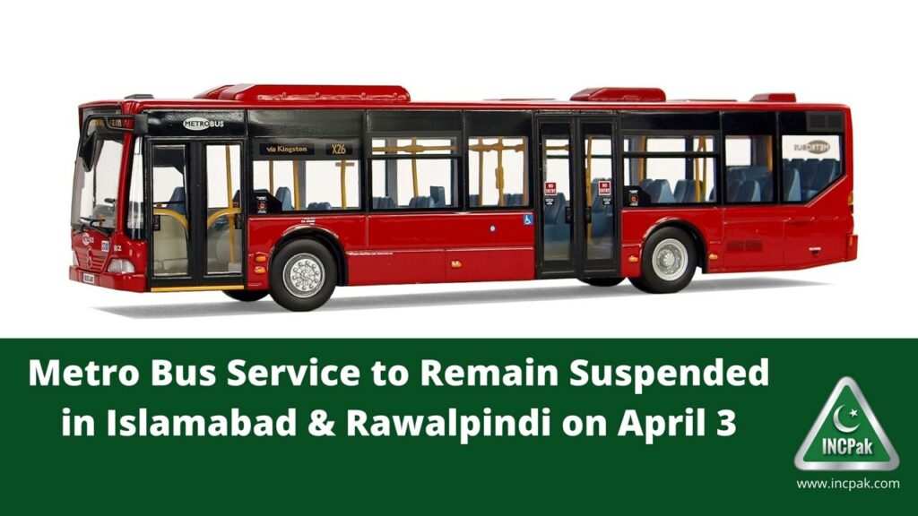 Metro Bus, Metro Bus Rawalpindi, Metro Bus Islamabad