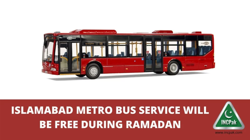 Islamabad Metro Bus Service, Metro Bus Service