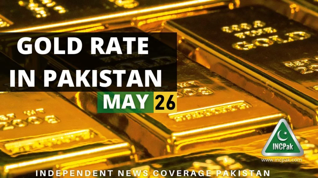 Gold Rate in Pakistan Today – 26 May 2022