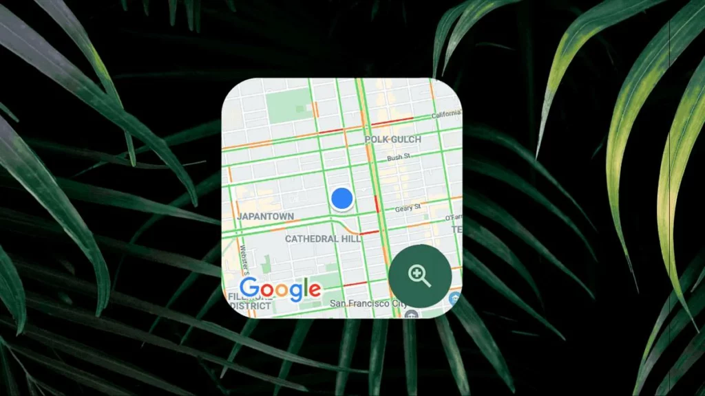 Google Maps, Nearby Traffic Widget