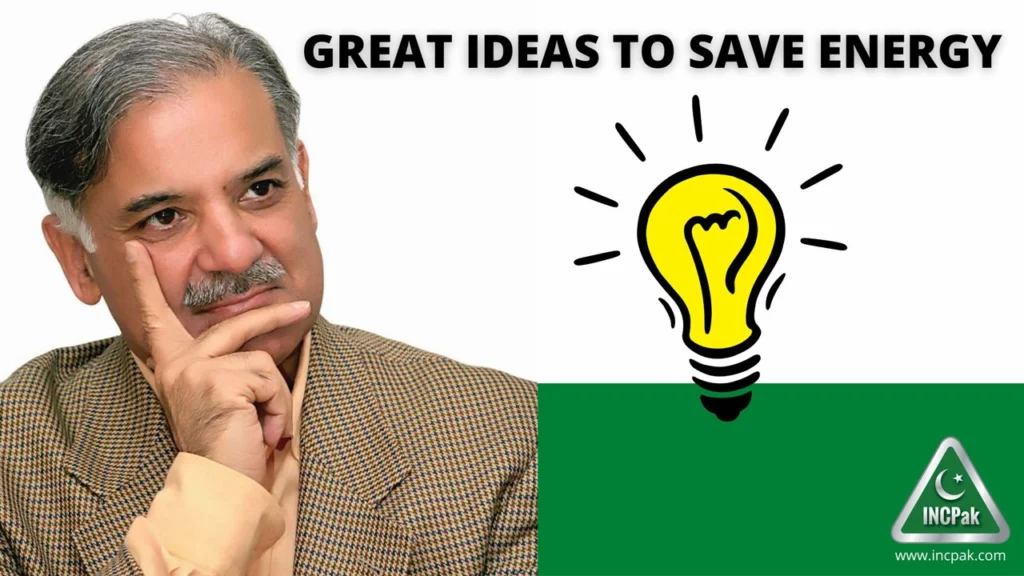 Govt Considering Some Great Ideas to Conserve Energy