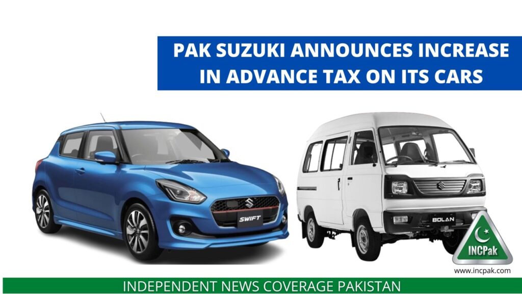 Suzuki Advance Tax, Suzuki Cars, Suzuki Tax