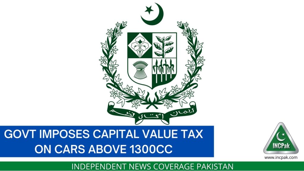 Capital Value Tax, CVT, 1300cc