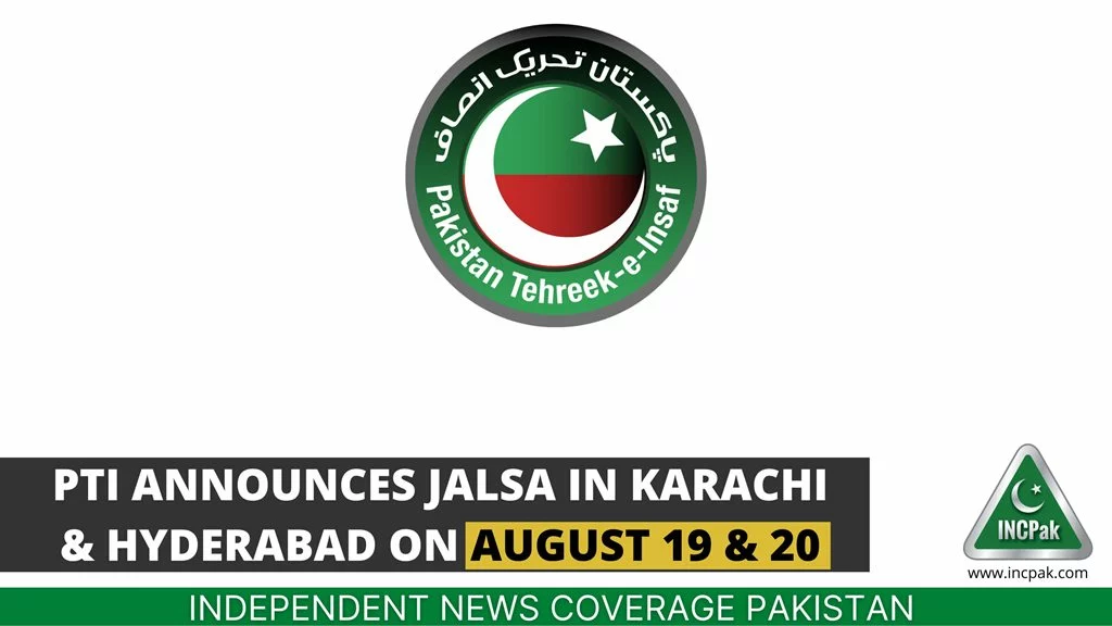 PTI Jalsa Karachi, PTI Jalsa Hyderabad, PTI Jalsa