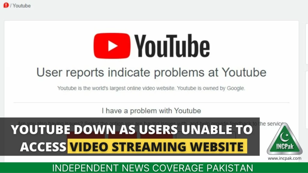 YouTube Down, YouTube