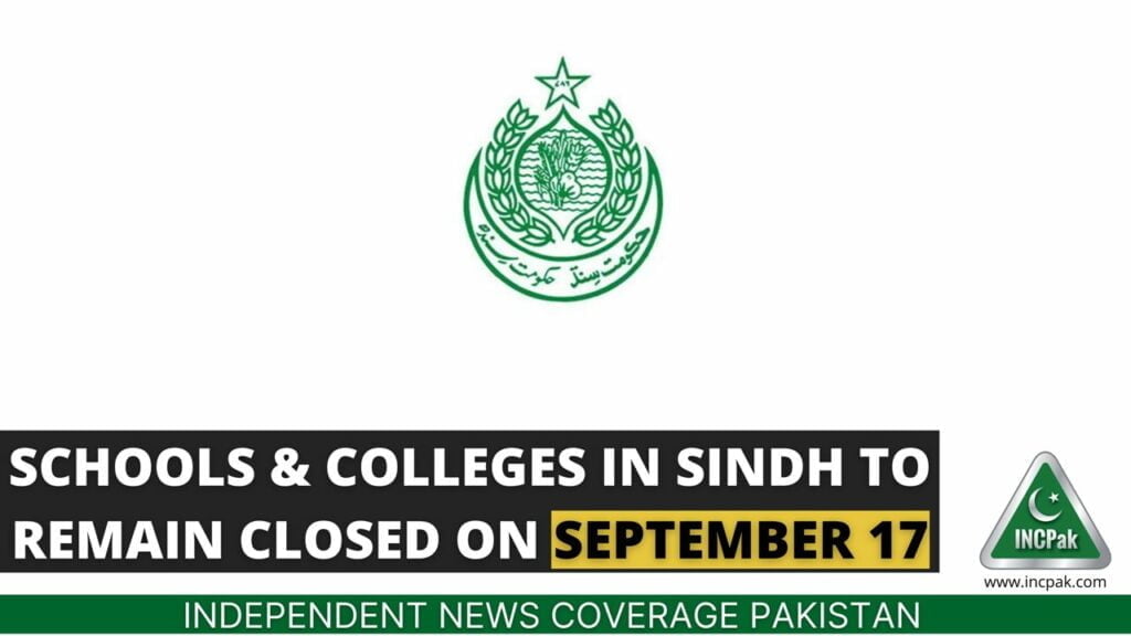Schools Sindh, Colleges Sindh, Schools Sindh Closed, School Holiday Sindh
