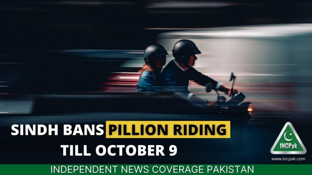 Sindh Pillion Riding, Pillion Riding Ban, Karachi Pillion Riding, Pillion Riding in Karachi