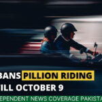 Sindh Pillion Riding Pillion Riding Ban Karachi Pillion Riding Pillion Riding in Karachi