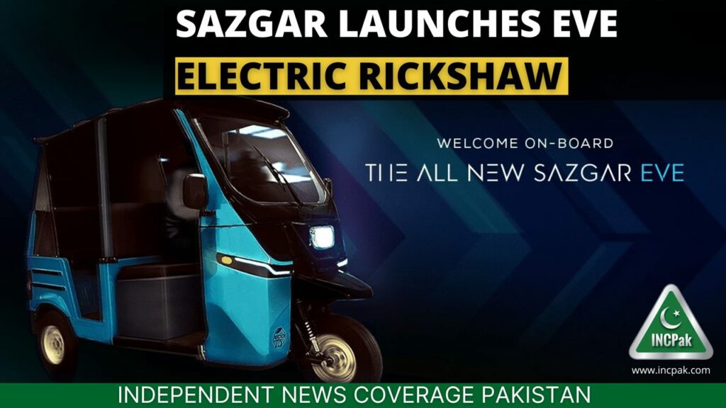 Sazgar eVe, Sazgar Electric Rickshaw