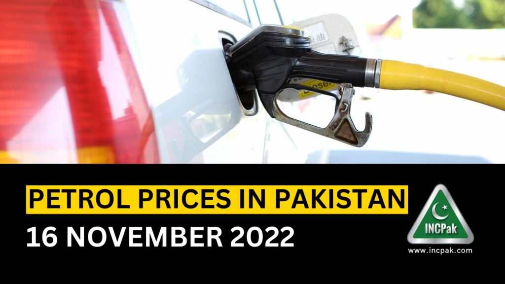 Latest Petrol Prices in Pakistan – 16 November 2022