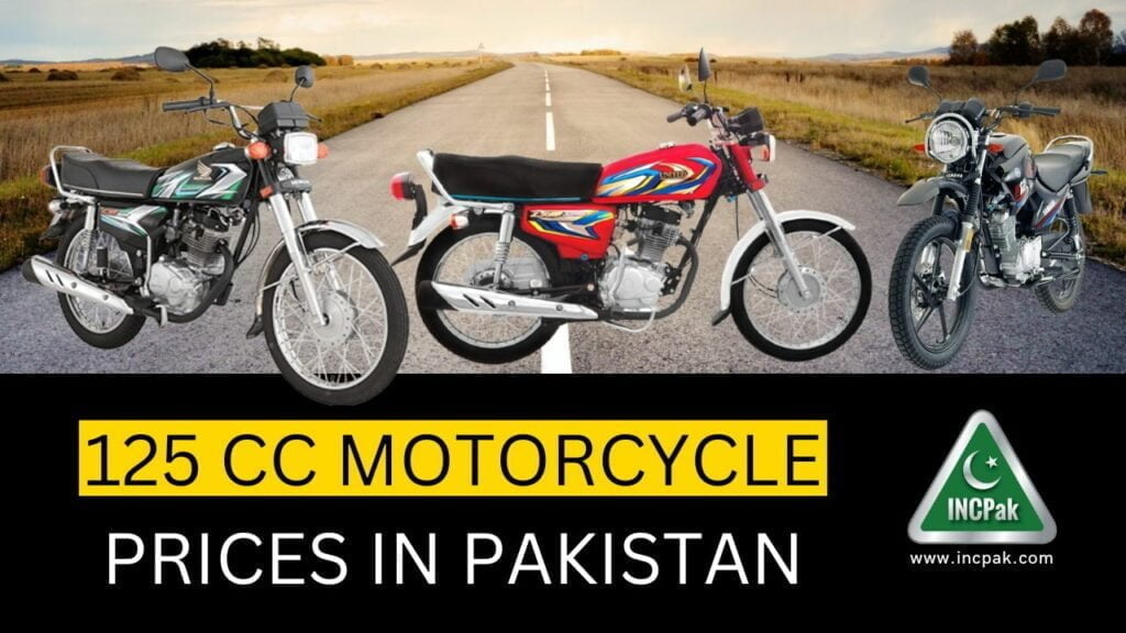 125CC Motorcycle Prices, 125CC Motorcycle Prices in Pakistan