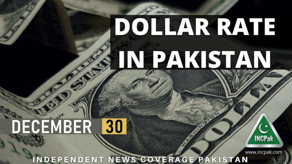 USD to PKR - Dollar Rate in Pakistan - 29 December 2022