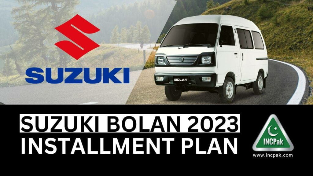 Suzuki Bolan Installment Plan, Suzuki Bolan 2023 Installment Plan, Suzuki Bolan VX Installment Plan, Suzuki Bolan 2023