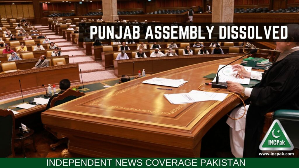 Punjab Assembly Dissolved, Punjab Assembly