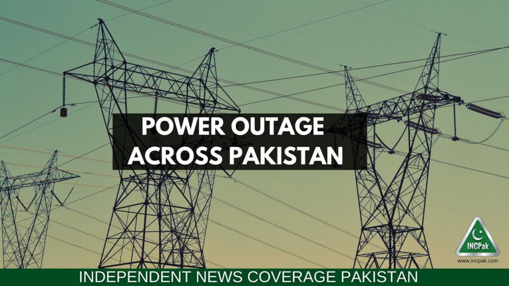 Major Power Breakdown Across Pakistan