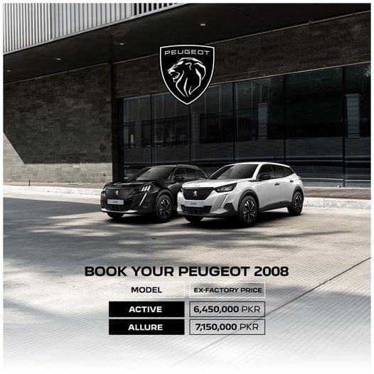 Peugeot 2008 Price in Pakistan, Peugeot 2008 Price