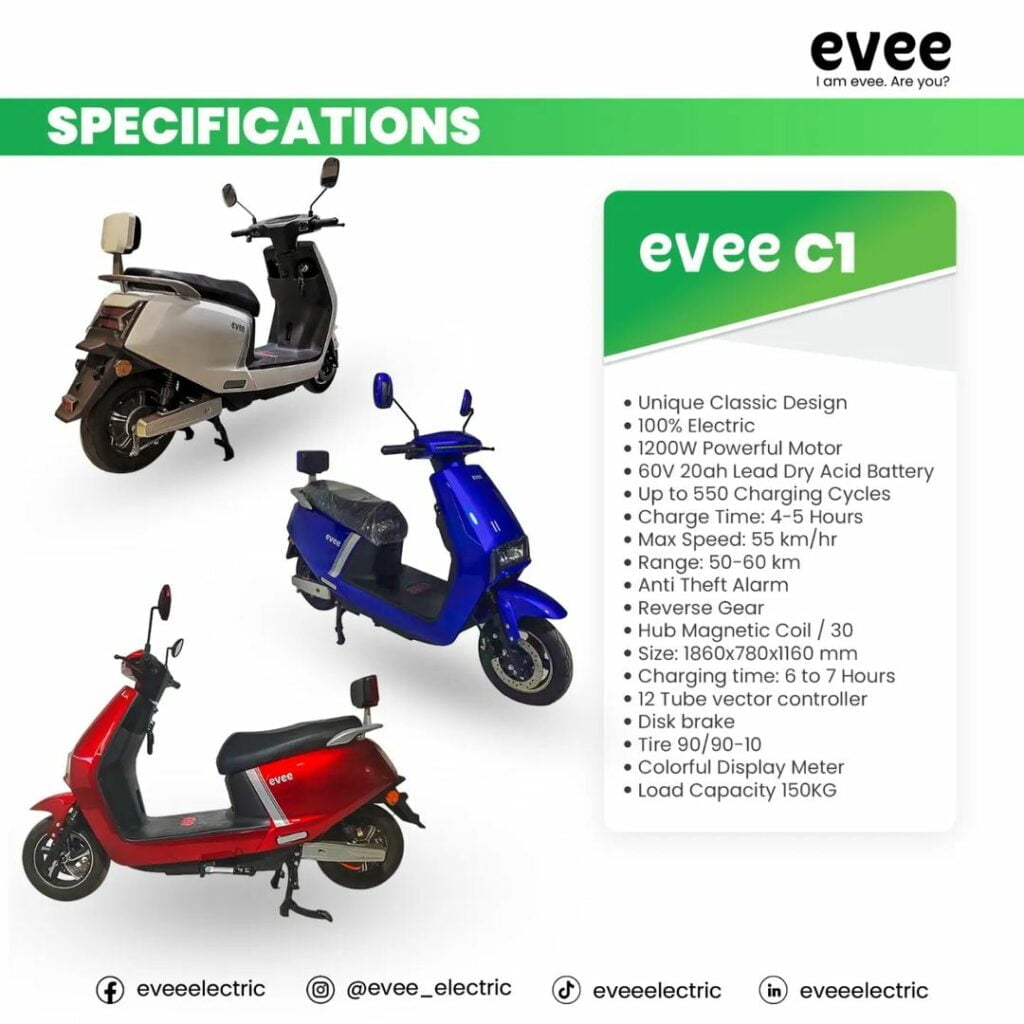 Made in Pakistan EV Scooter, Made in Pakistan Evee C1, Made in Pakistan Electric Scooter, EVEE C1, EVEE C1 Price in Pakistan