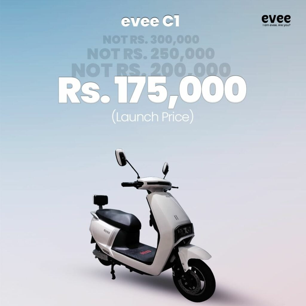 Made in Pakistan EV Scooter, Made in Pakistan Evee C1, Made in Pakistan Electric Scooter, EVEE C1, EVEE C1 Price in Pakistan