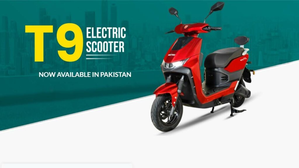 Metro T9 Electric Scooter, Metro T9 EV, Metro T9 Electric Scooter Price in Pakistan, Metro T9 Price