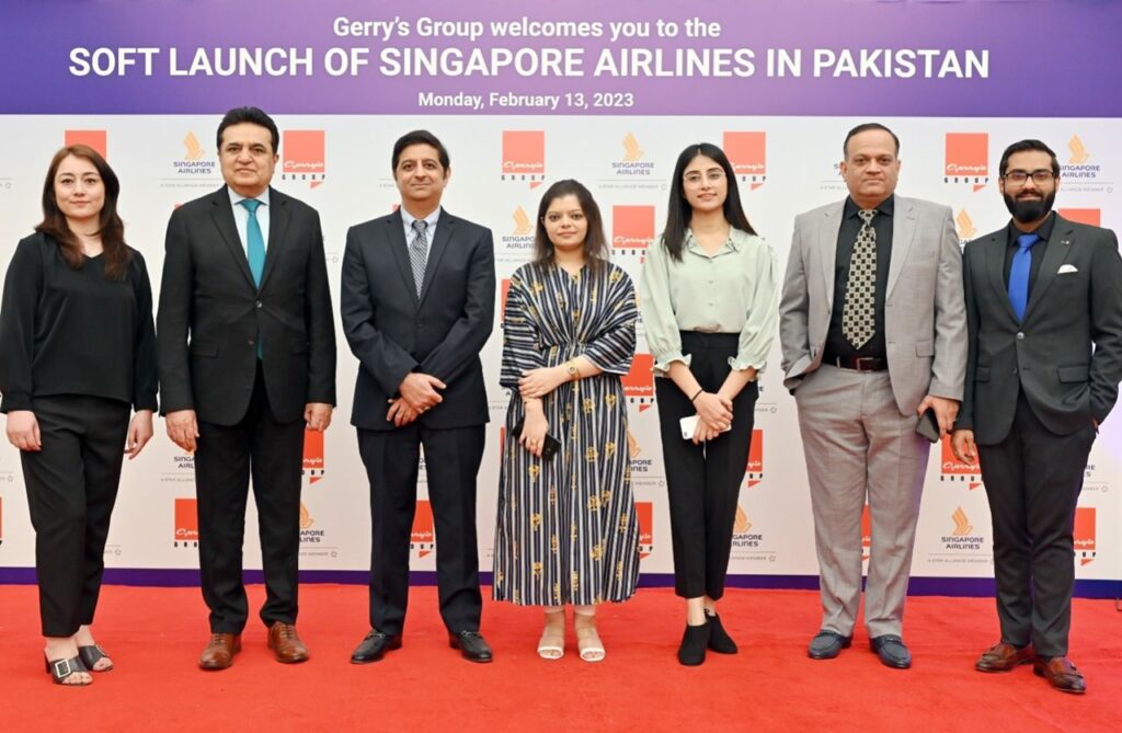 Gerry’s International organizes soft launch of Singapore Airlines in Pakistan
