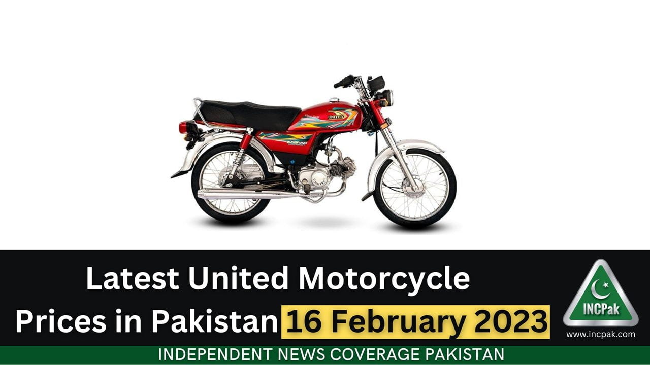 United Motorcycle Prices in Pakistan Increased Again This Month INCPak