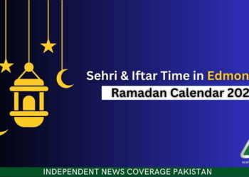 Edmonton Sehri Time, Edmonton Iftar Time, Ramadan Calendar 2023, Ramadan 2023, Ramazan 2023
