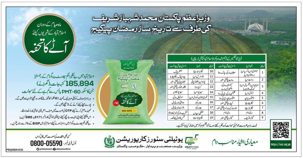 Islamabad Ramadan Relief Package, Ramadan Relief Package