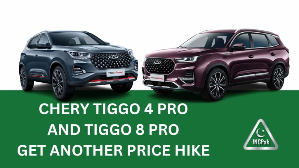 Chery Tiggo 4 Pro Price in Pakistan, Chery Tiggo 8 Pro Price in Pakistan, Chery Tiggo Price in Pakistan