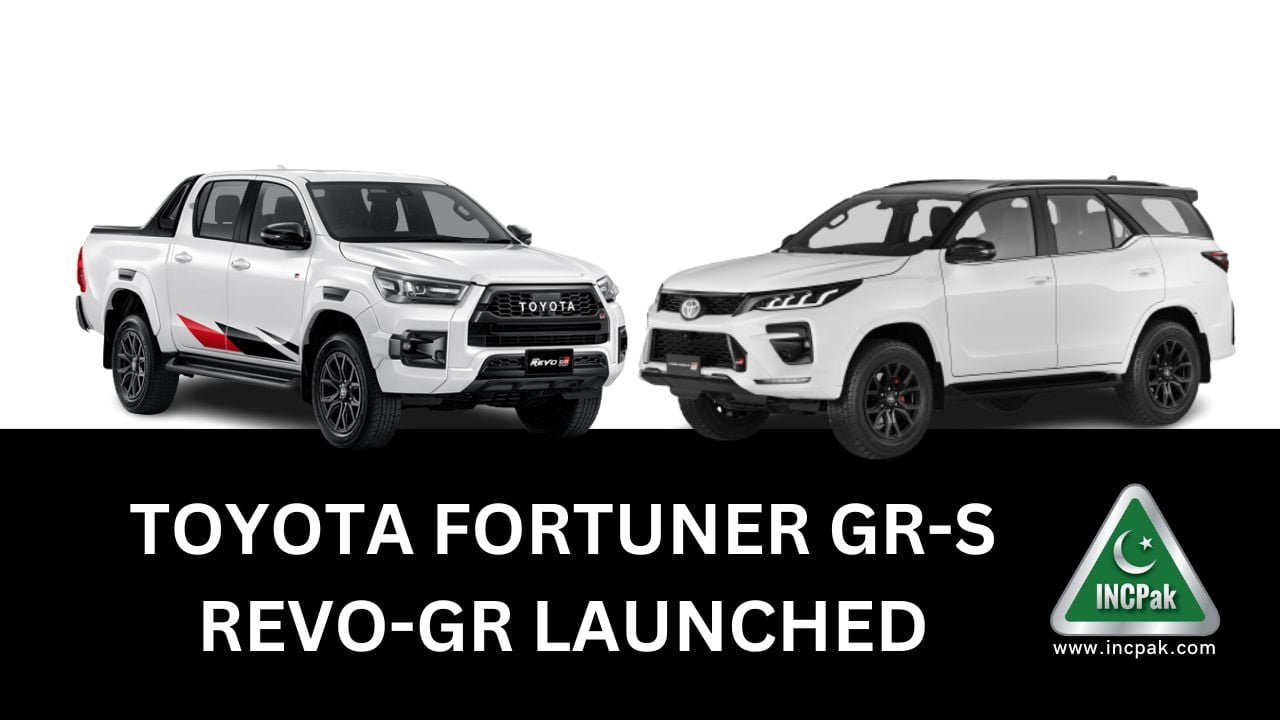 Toyota Fortuner GRS and Revo GRS Launched in Pakistan INCPak