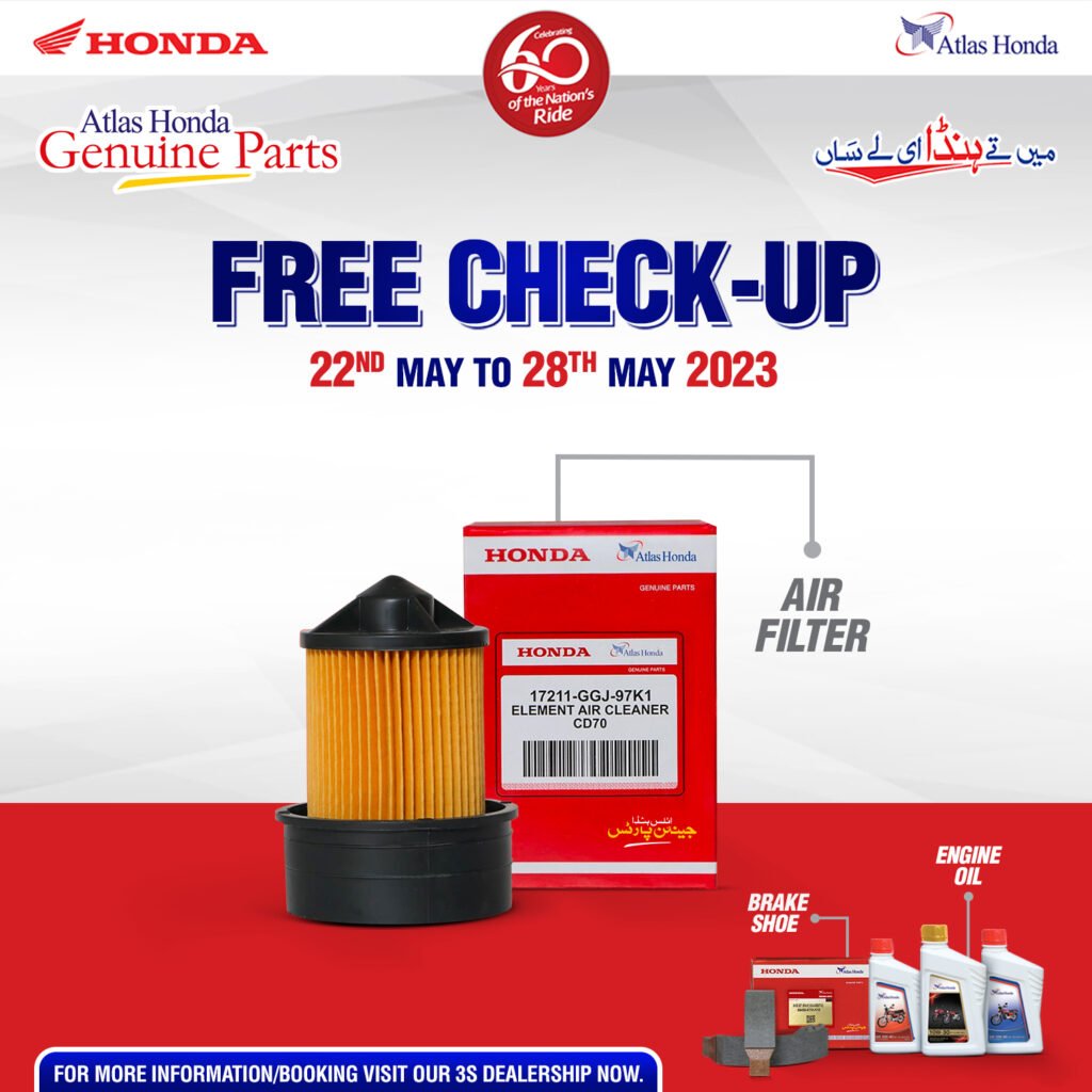 Honda Free Check Up, Honda Motorcycles